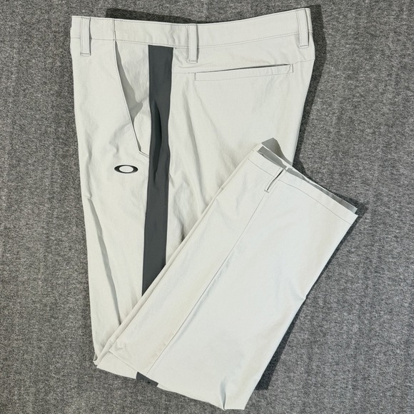 Oakley Other - Oakley Golf Pants Mens 38 Gray /Black Stripe Straight Leg Regular Fit Athletic